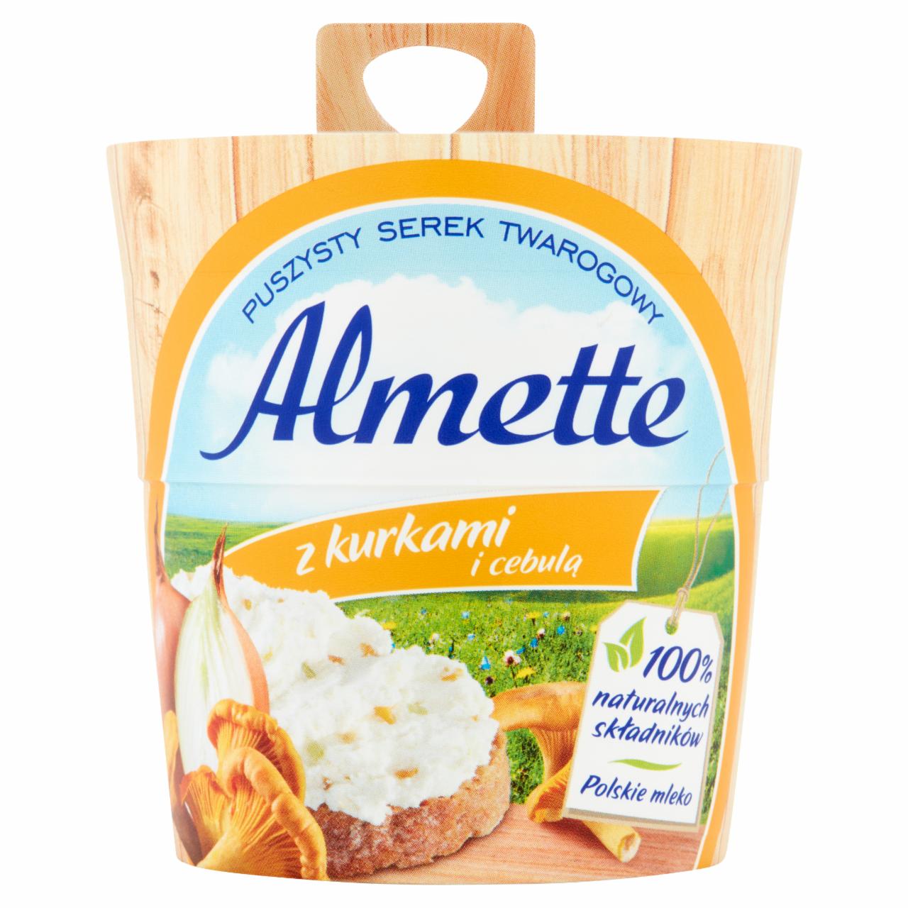 Zdjęcia - Almette z kurkami i cebulą Puszysty serek twarogowy 150 g