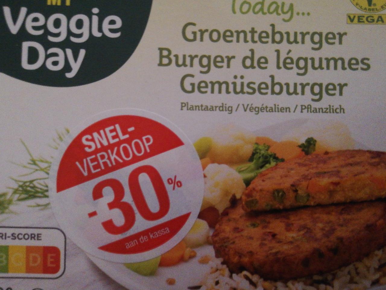Zdjęcia - My Veggie Day Groenteburger