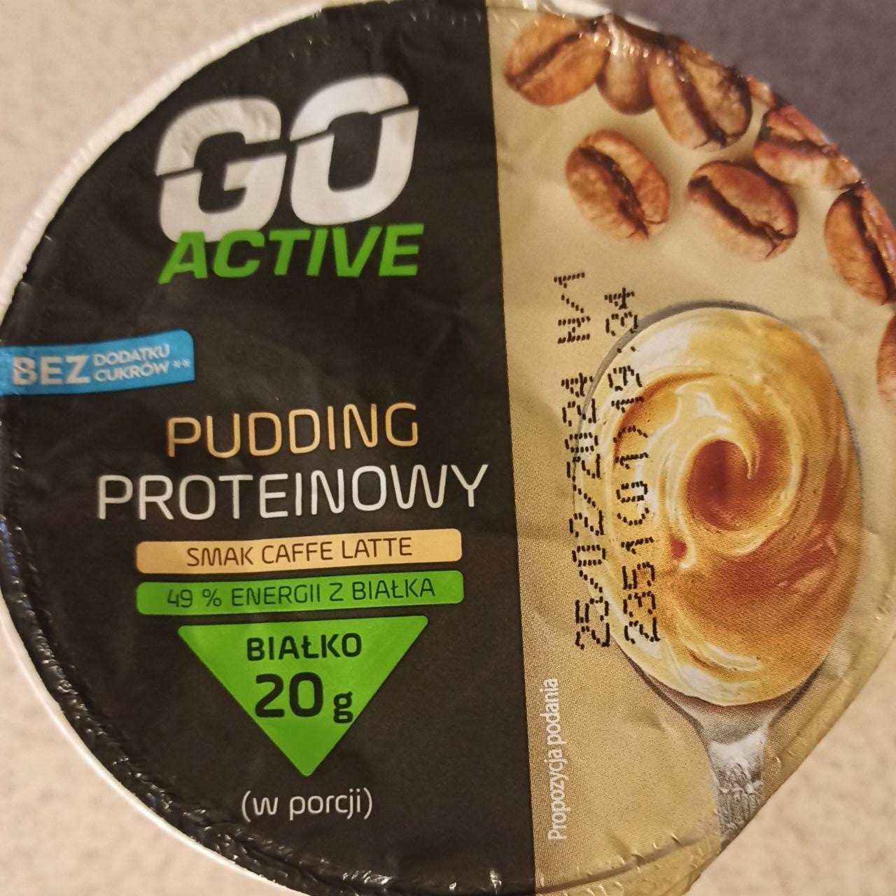Zdjęcia - Pudding proteinowy smak caffe latte Go Active