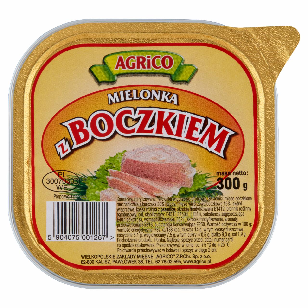 Zdjęcia - Agrico Mielonka z boczkiem 300 g