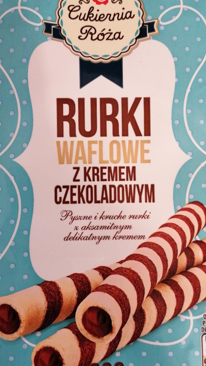 Zdjęcia - Rurki waflowe z kremem czekoladowym Cukiernia Róża