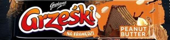 Zdjęcia - Grześki Na krawędzi Peanut Butter Wafel przekładany kremem 40 g