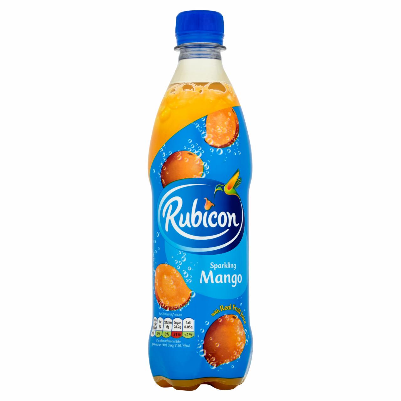 Zdjęcia - Rubicon Gazowany napój owocowy mango 500 ml