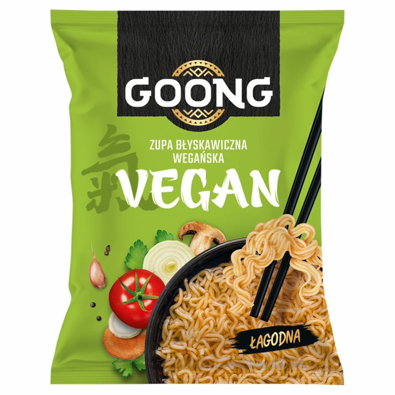 Zdjęcia - Goong Vegan Zupa błyskawiczna wegańska łagodna 65 g