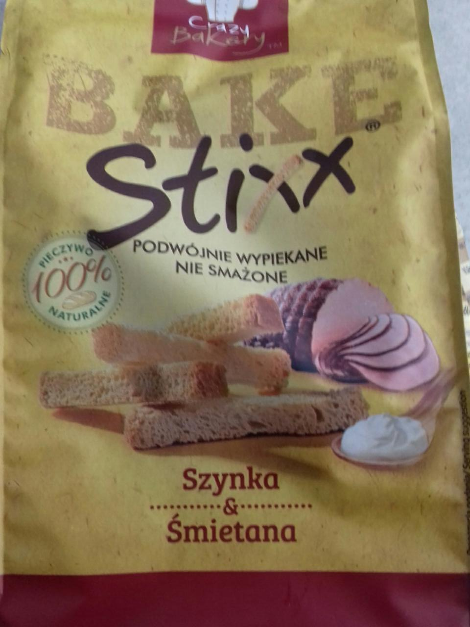 Zdjęcia - BAKE Stixx Szynka & Śmietana Crazy Bakery