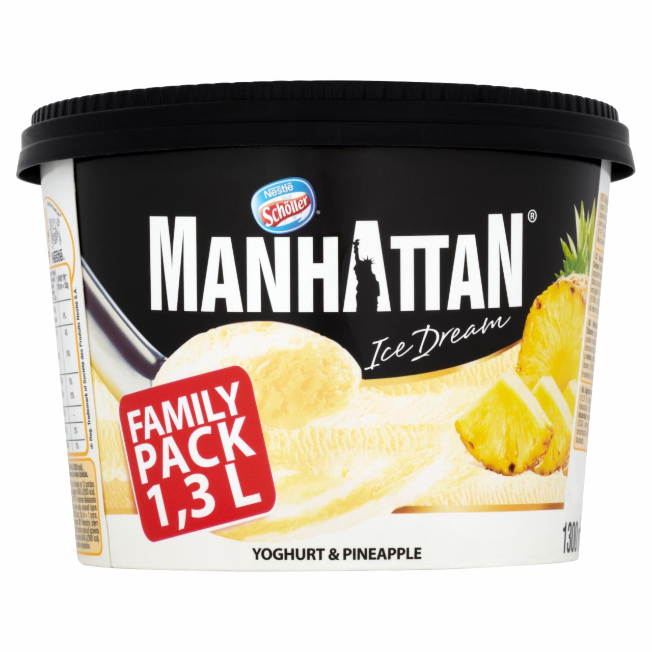 Zdjęcia - Manhattan Ice Dream Lody jogurtowo-ananasowe 1300 ml
