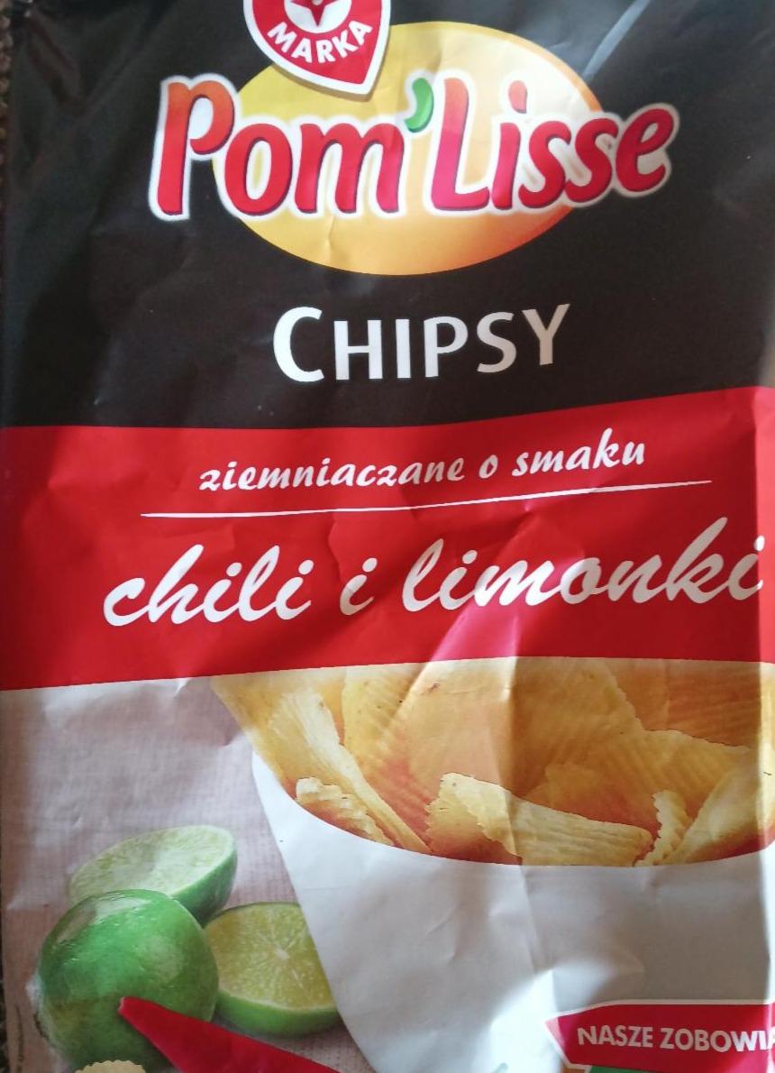 Zdjęcia - Chipsy chili limonka Pom'Lisse