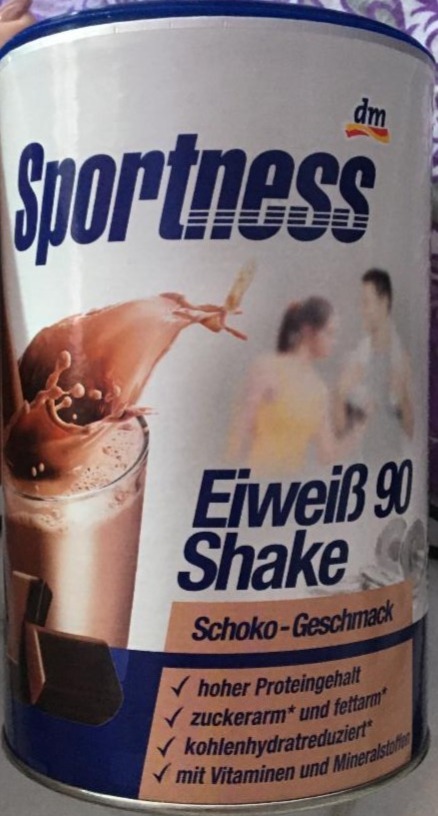 Zdjęcia - Eiweiß 90 shake schoko-geschmack (proteinový prášek s příchutí čokolády) Sportness