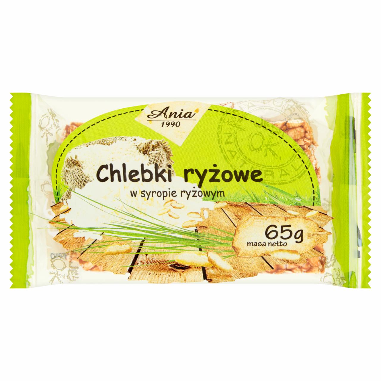 Zdjęcia - Ania Chlebki ryżowe w syropie ryżowym 65 g