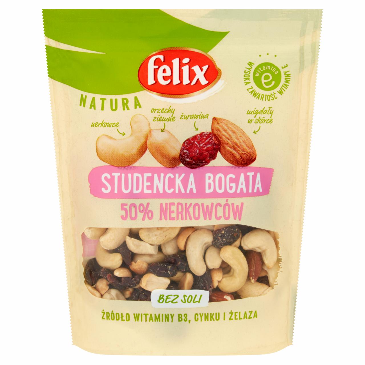 Zdjęcia - Felix Natura Mieszanka studencka bogata 50% nerkowców 150 g