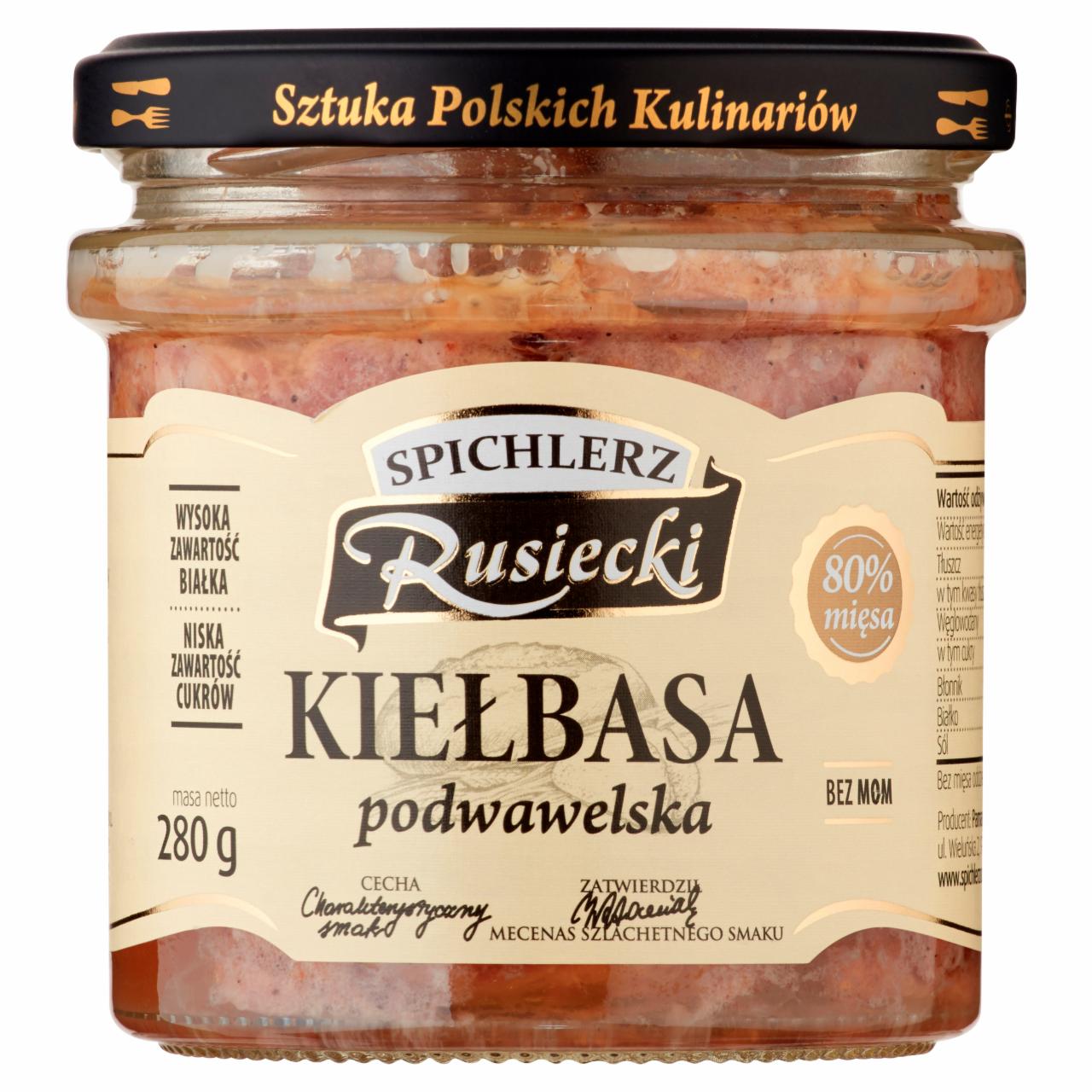 Zdjęcia - Spichlerz Rusiecki Kiełbasa podwawelska 280 g