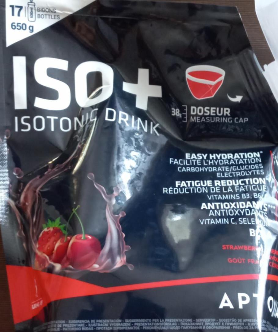 Zdjęcia - Iso+ isotonic drink strawberry cherry flavour