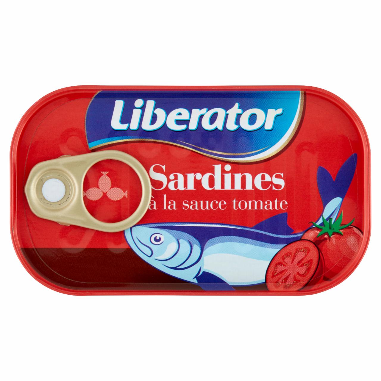 Zdjęcia - Liberator Sardynki w sosie pomidorowym 125 g