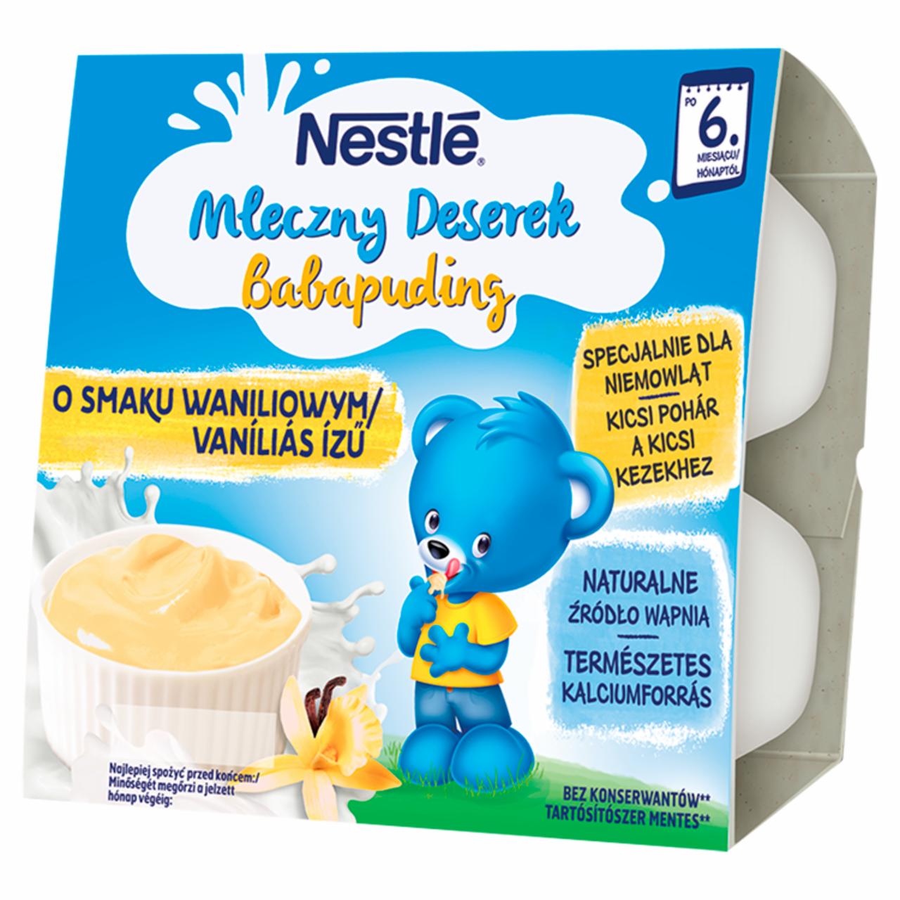 Zdjęcia - Nestlé Mleczny Deserek o smaku waniliowym dla niemowląt po 6. miesiącu 400 g (4 x 100 g)