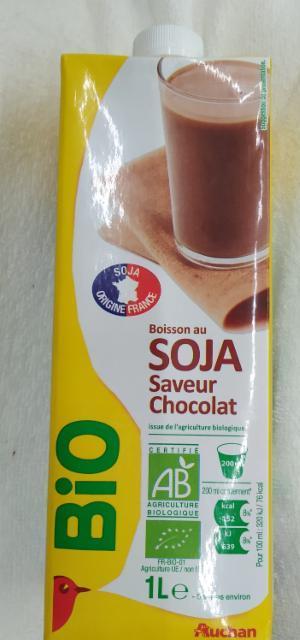Zdjęcia - Bio napój sojowy o smaku czekoladowym uht auchan