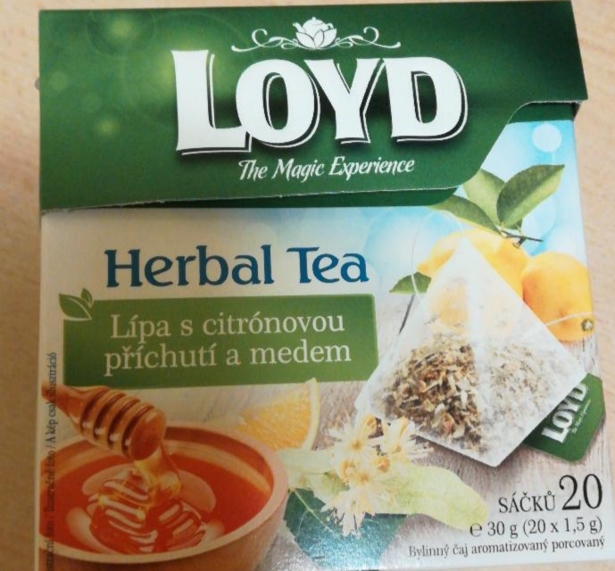 Zdjęcia - Loyd Herbal Tea Lime o smaku cytrynowym i miodzie
