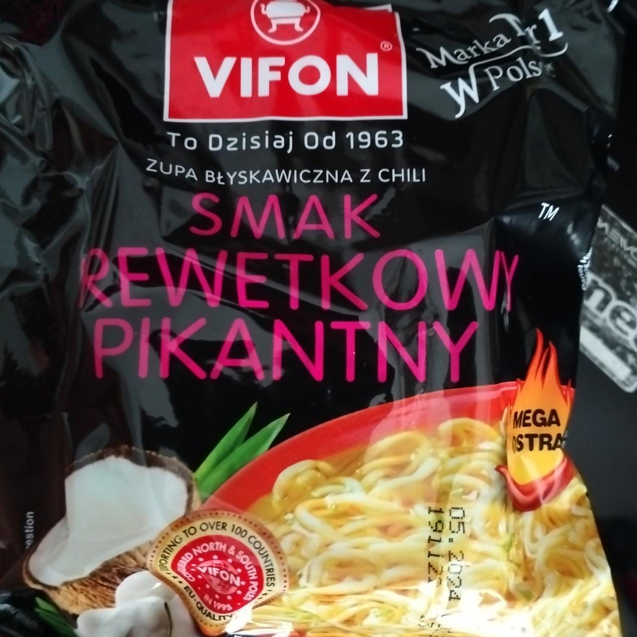 Zdjęcia - Vifon Zupa błyskawiczna smak krewetkowy pikantny 70 g