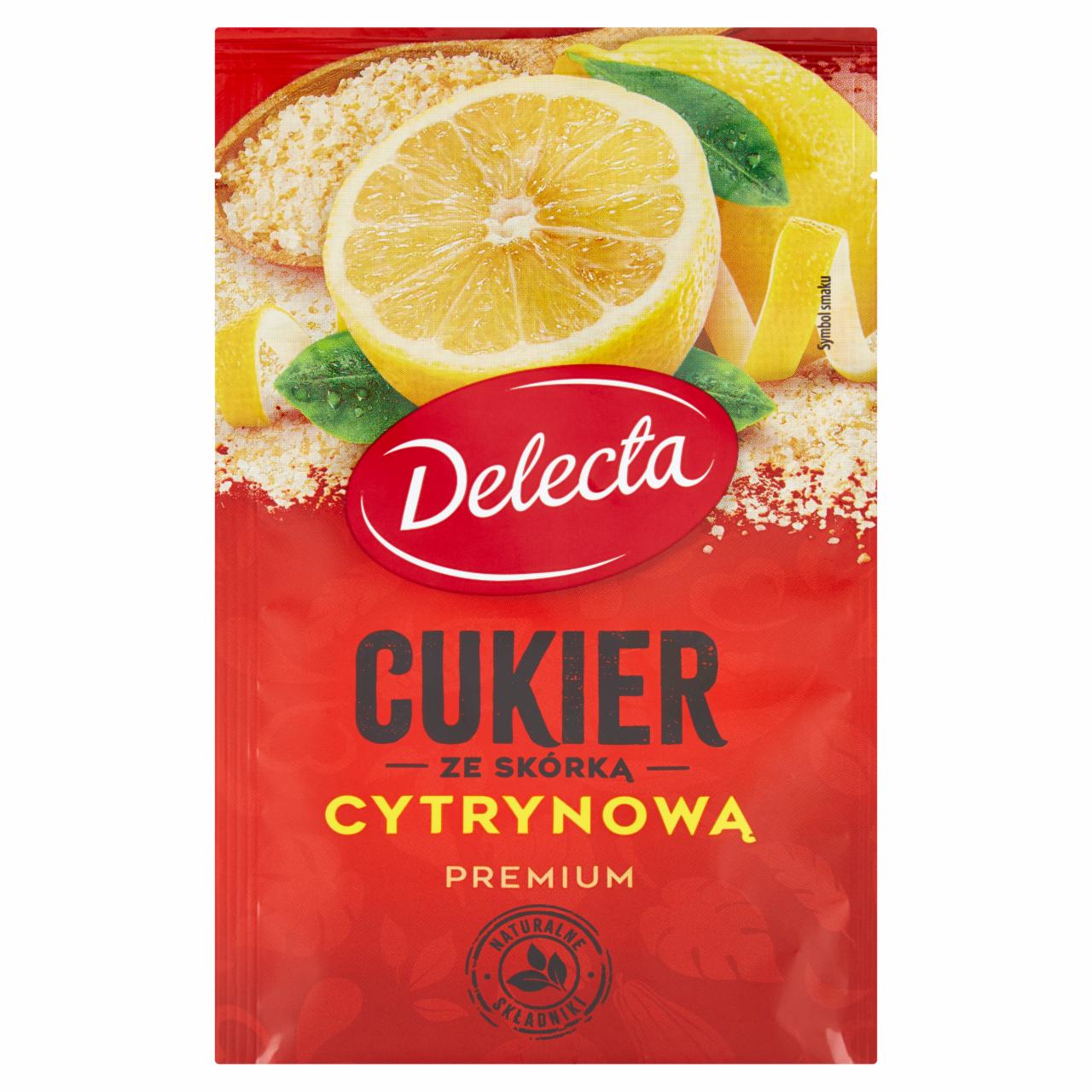 Zdjęcia - Delecta Premium Cukier ze skórką cytrynową 15 g