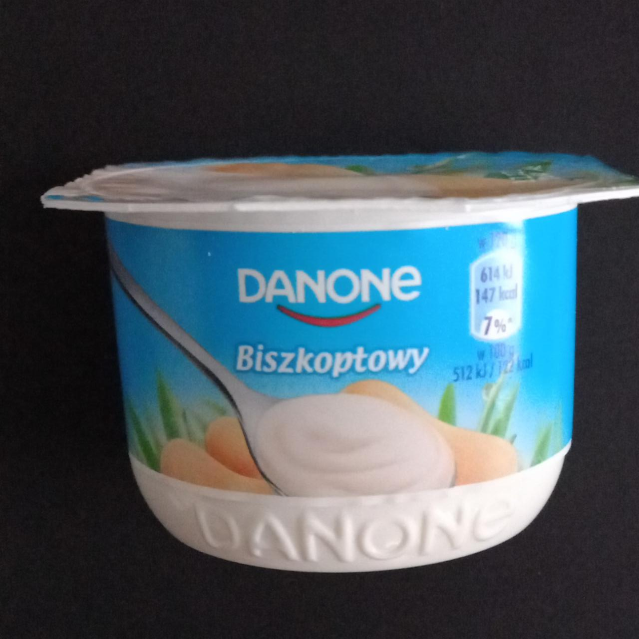 Zdjęcia - Danone Jogurt kremowy smak biszkoptowy 120 g