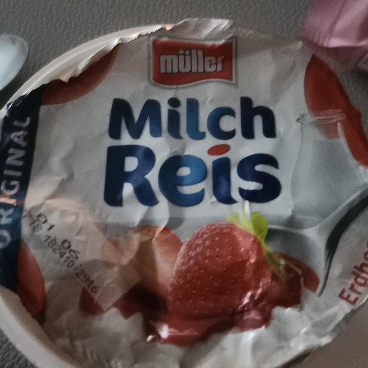 Zdjęcia - Milch Reis Erdbeere müller