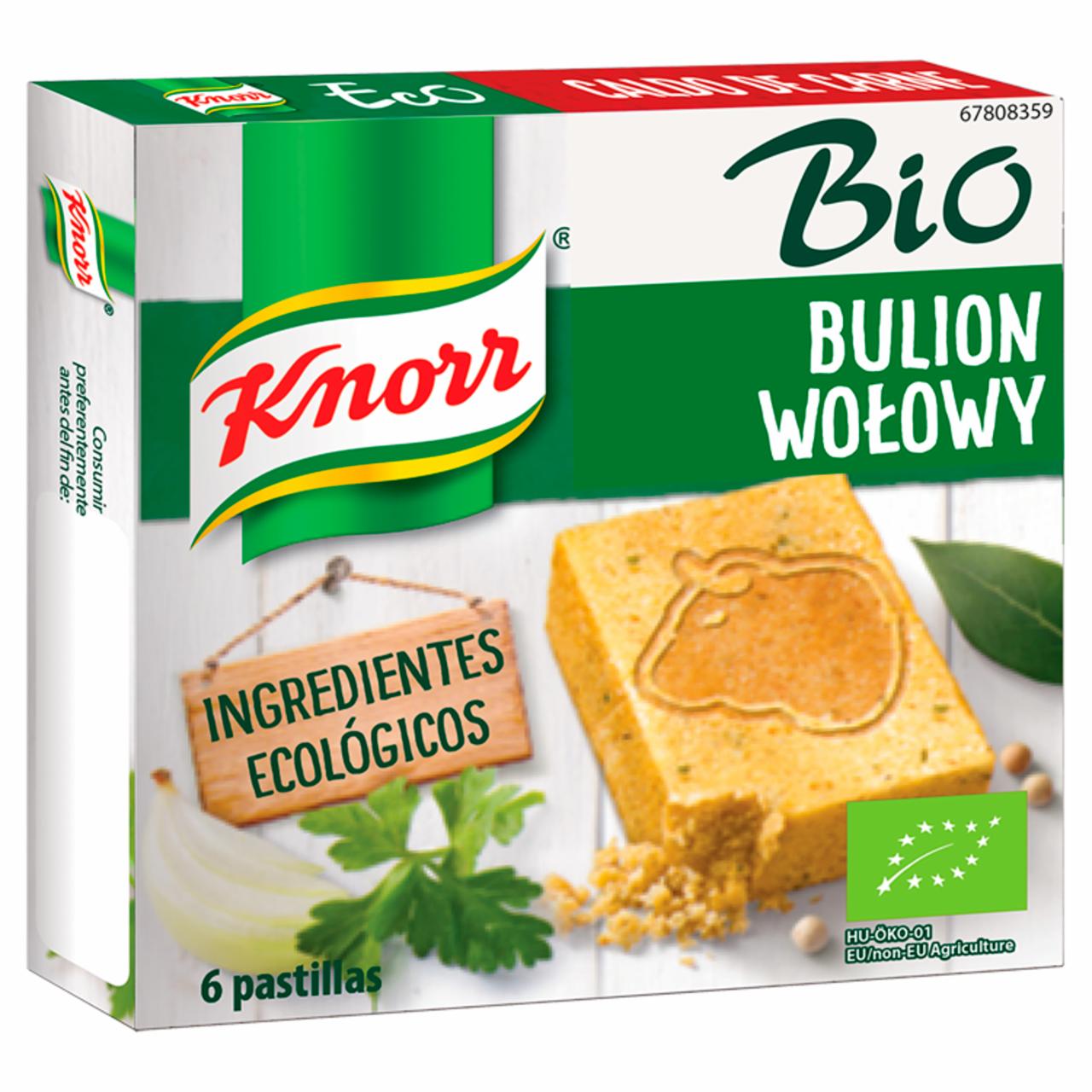 Zdjęcia - Knorr Bio bulion wołowy 60 g (6 x 10 g)