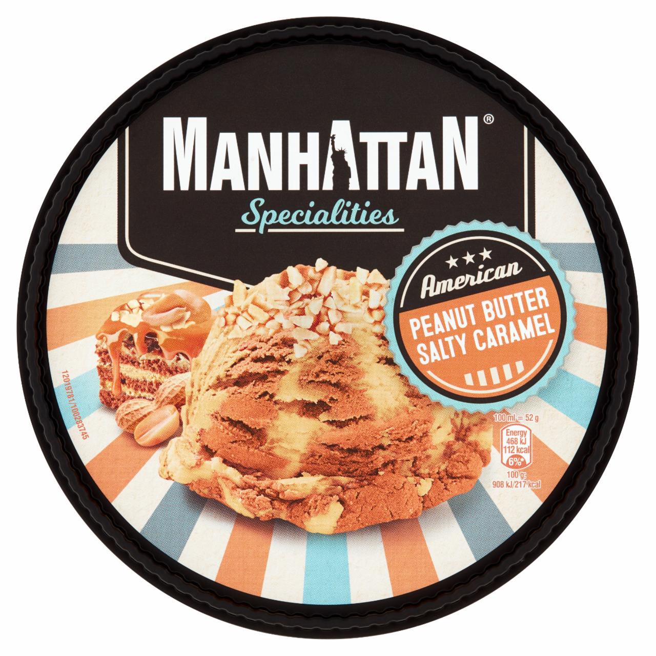 Zdjęcia - Manhattan Specialities Lody z pastą z orzeszków ziemnych i słone lody karmelowy 1000 ml