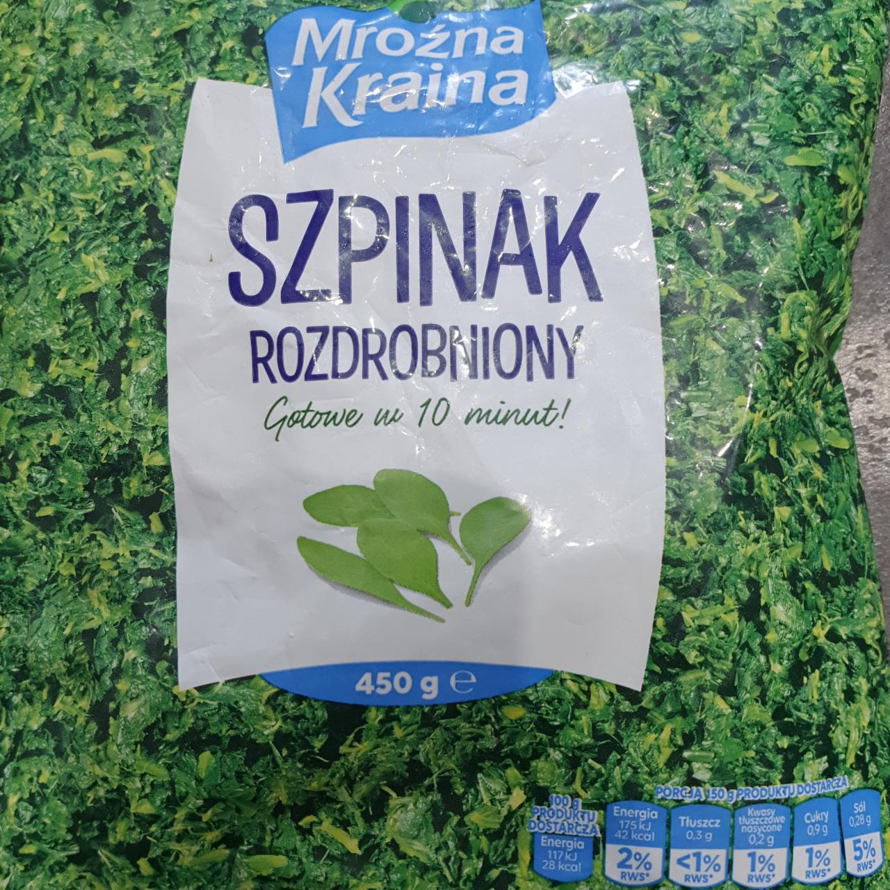 Zdjęcia - Szpinak rozdrobniony Mroźna Kraina