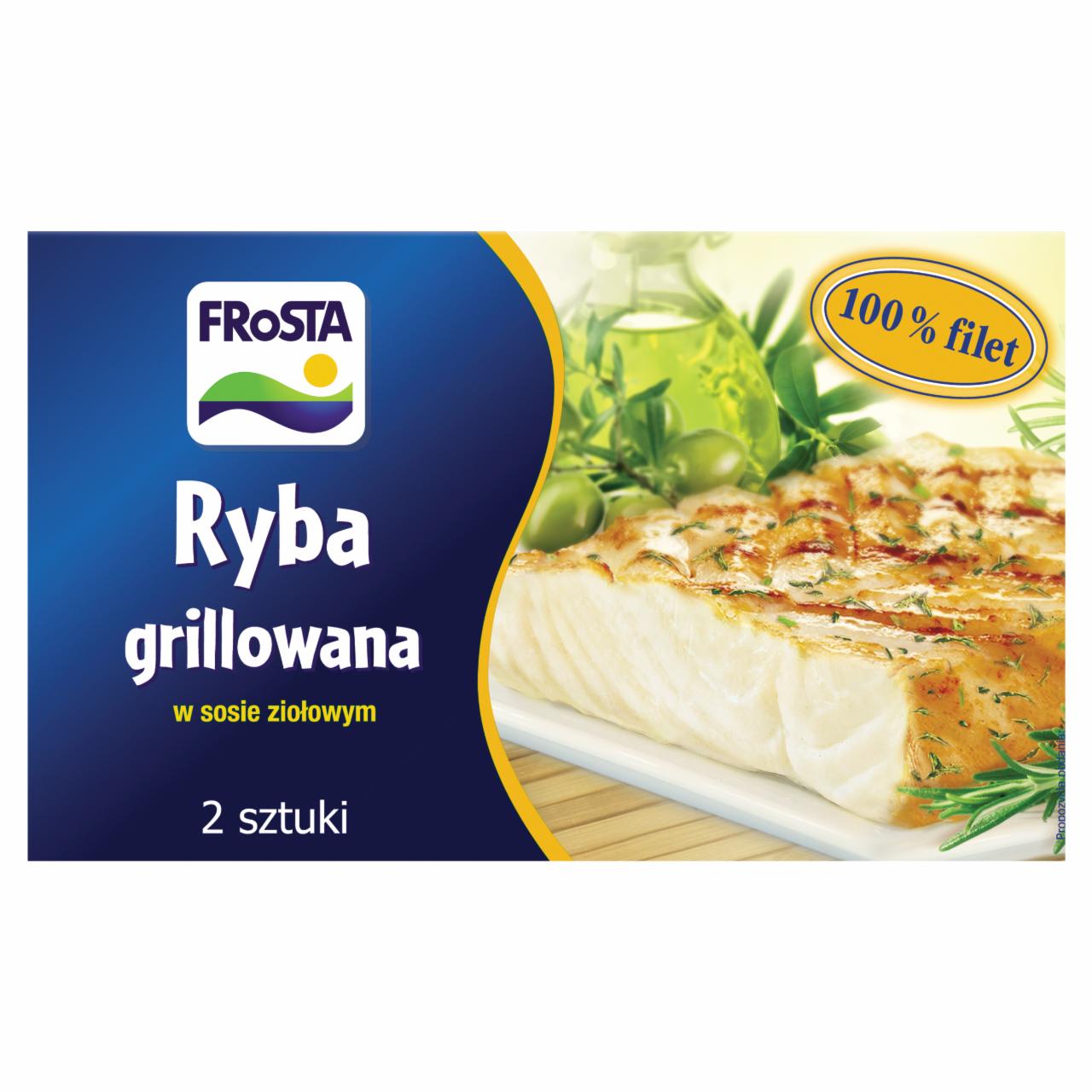 Zdjęcia - FRoSTA Ryba grillowana w sosie ziołowym 250 g (2 sztuki)