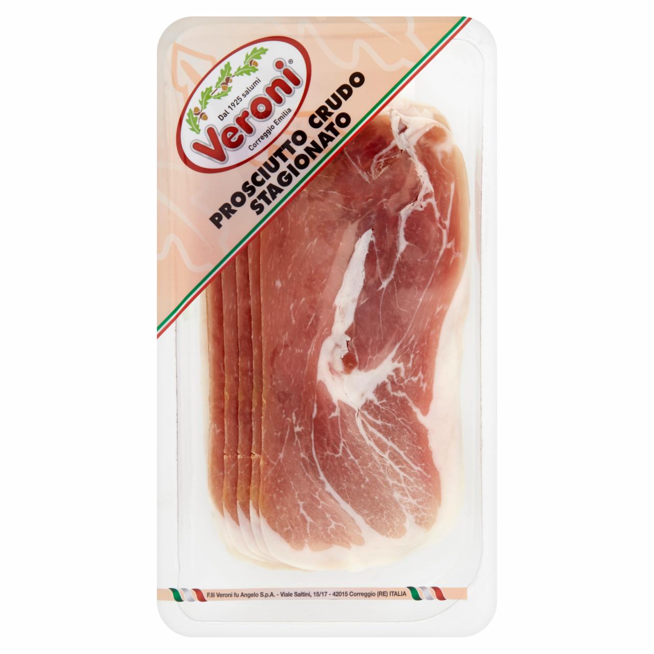 Zdjęcia - Veroni Prosciutto Crudo Stagionato Szynka wieprzowa 500 g