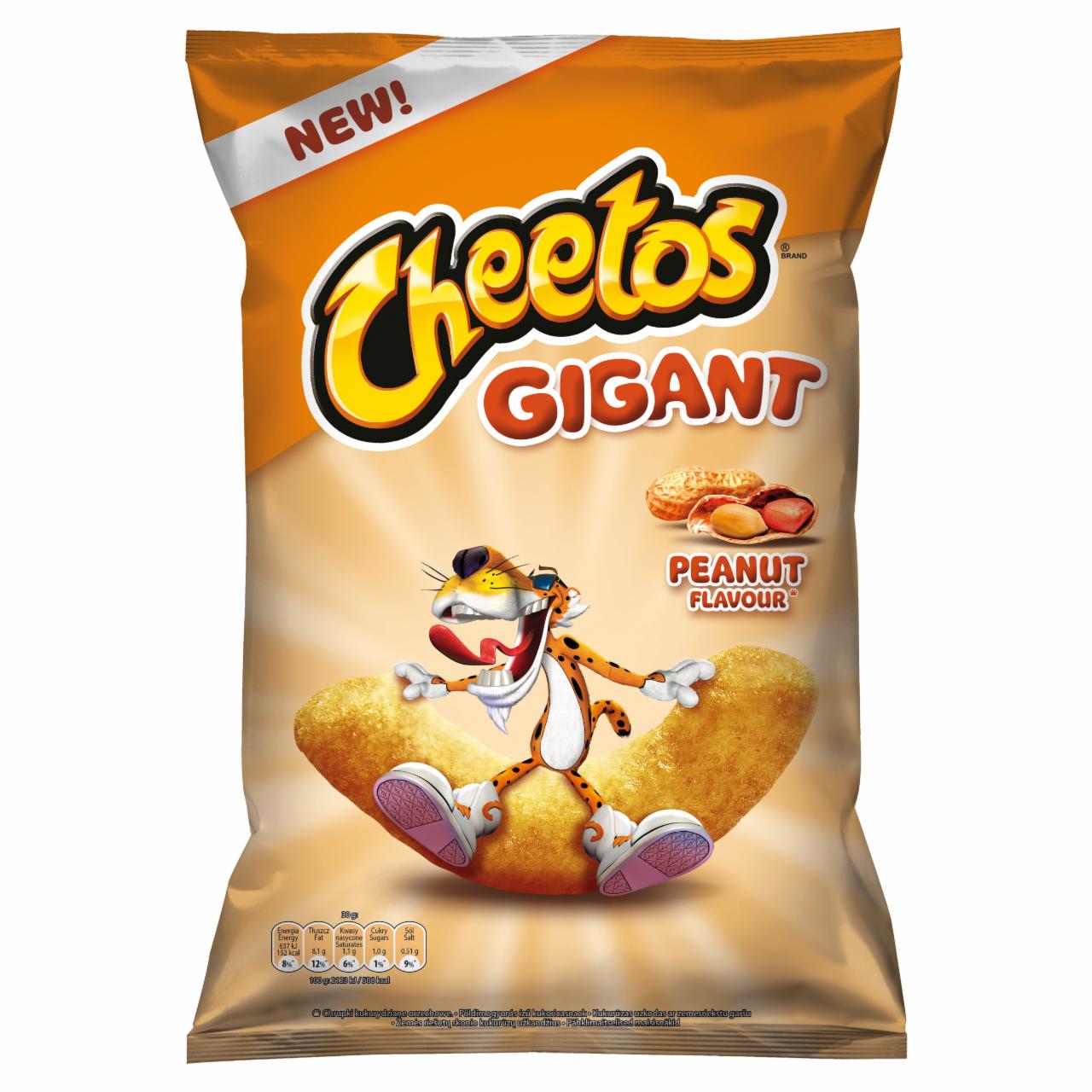 Zdjęcia - Cheetos Gigant Peanut Chrupki kukurydziane orzechowe 70 g