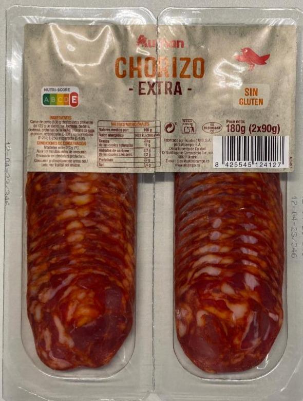 Zdjęcia - kiełbasa chorizo extra Auchan