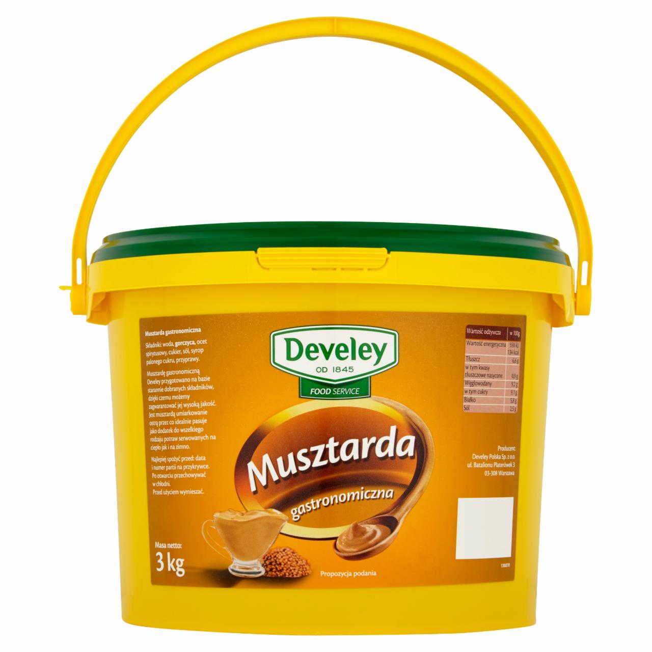 Zdjęcia - Develey Musztarda gastronomiczna 3 kg