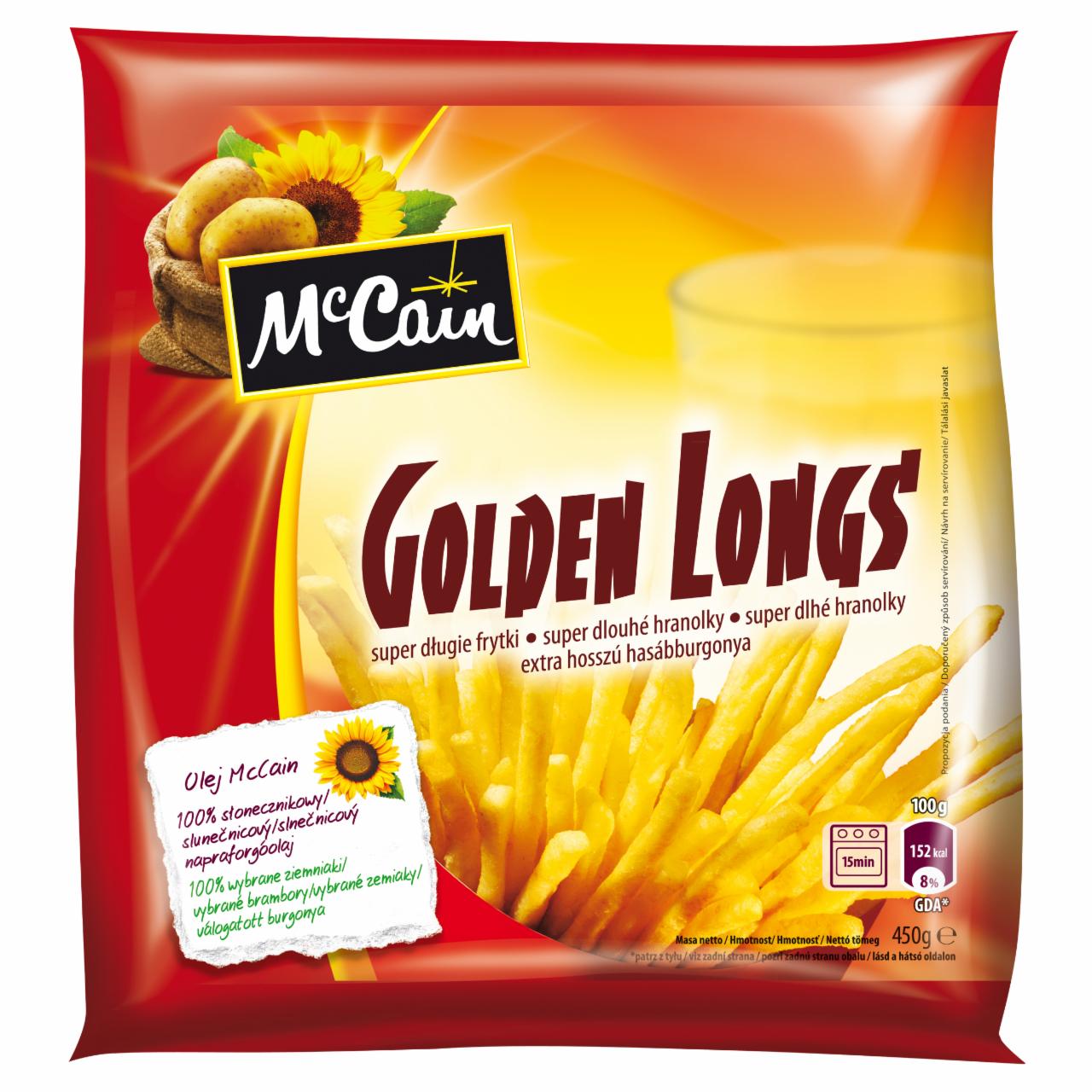 Zdjęcia - McCain Golden Longs Superdługie frytki 450 g