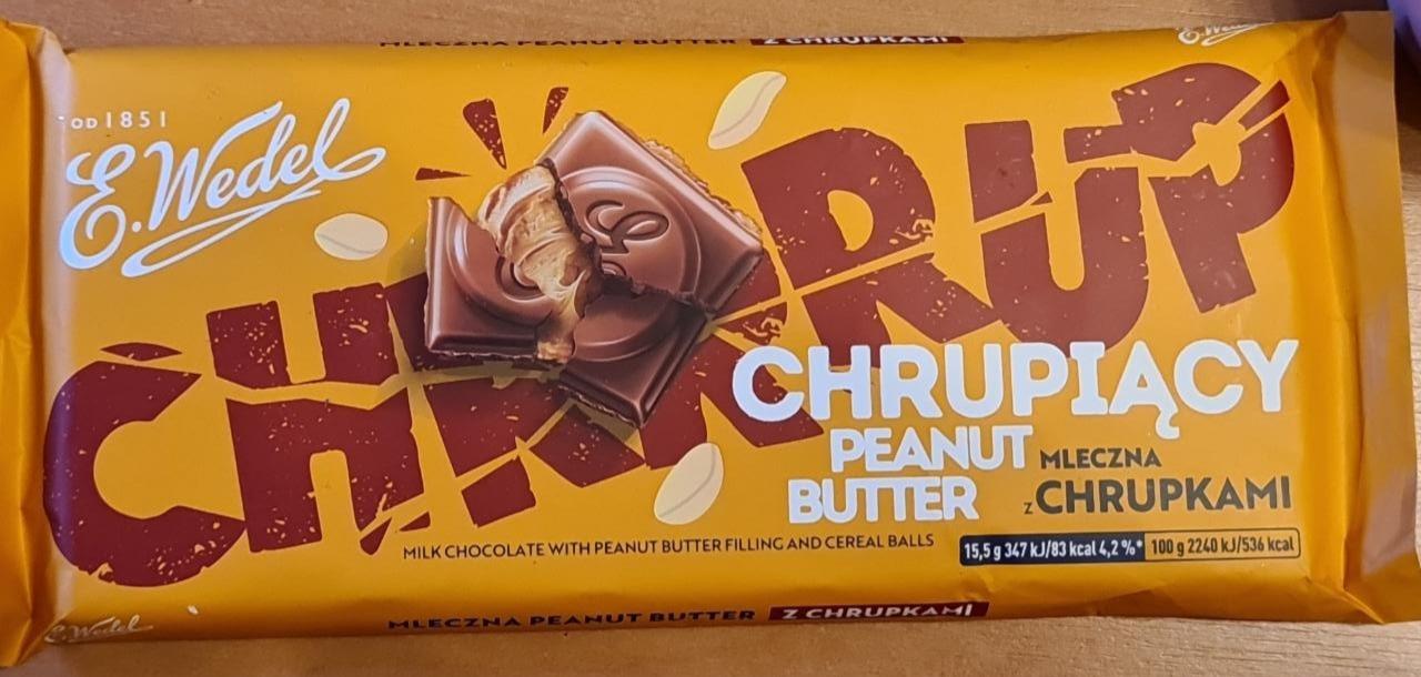 Zdjęcia - Chrrrup mleczna peanut butter z chrupkami E.Wedel