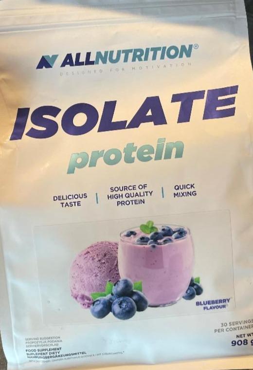 Zdjęcia - isolate protein bluberry allnutrition
