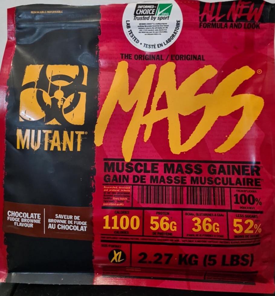 Zdjęcia - Mass muscle mass gainer chocolate Mutant