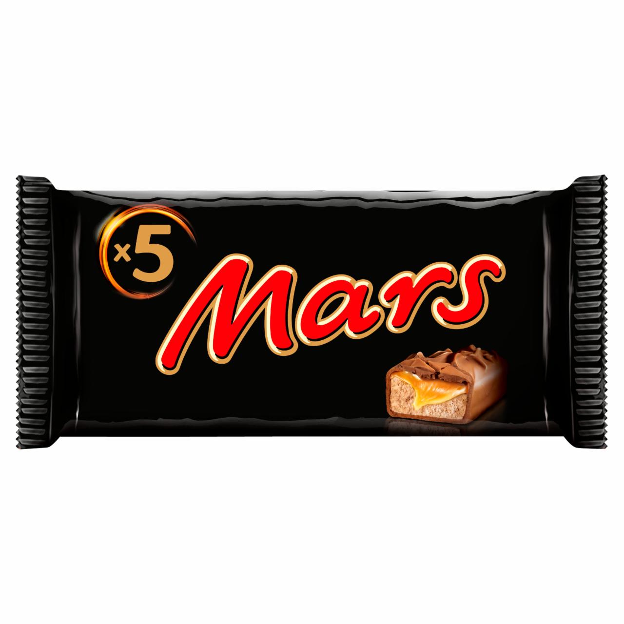 Zdjęcia - Mars Baton z nugatowym nadzieniem oblany karmelem i czekoladą 225 g (5 x 45 g)
