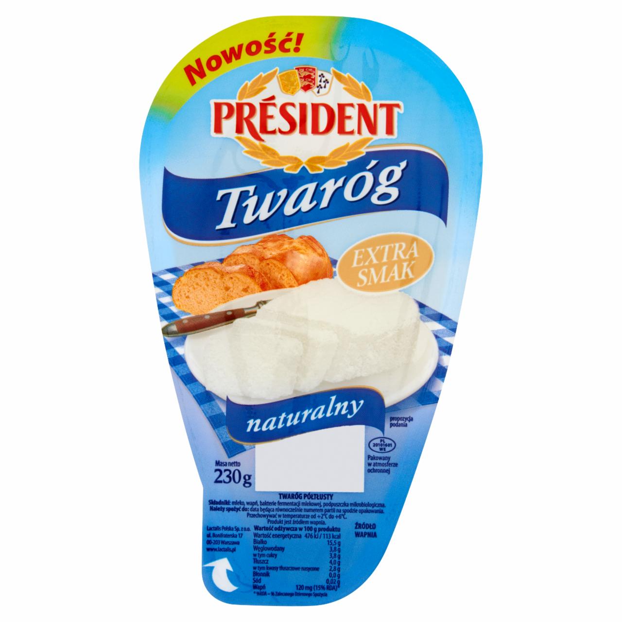 Zdjęcia - Président Twaróg naturalny 230 g