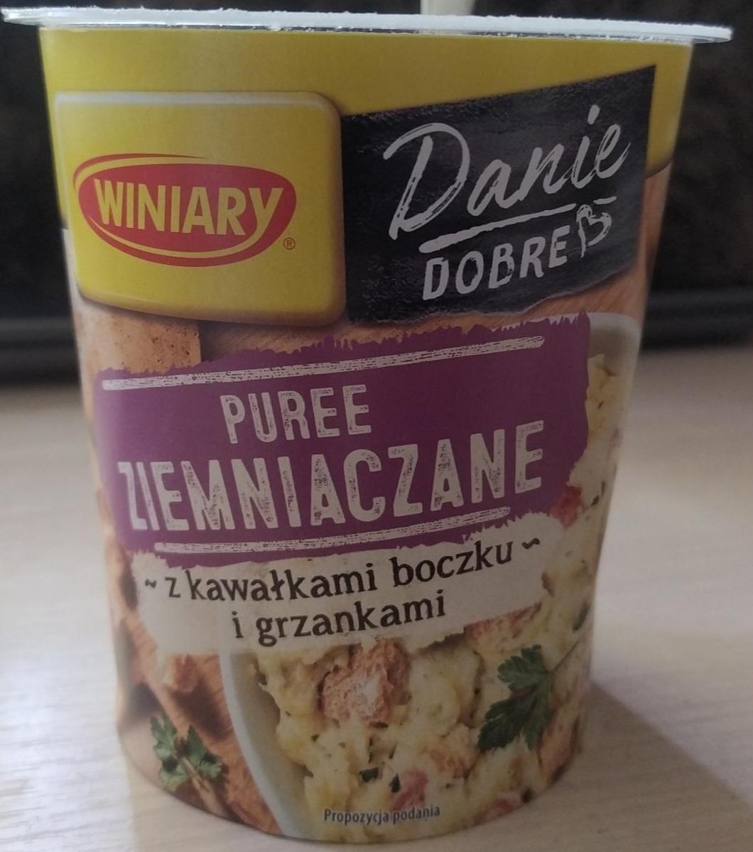 Zdjęcia - Winiary Puree z boczkiem i grzankami 53 g