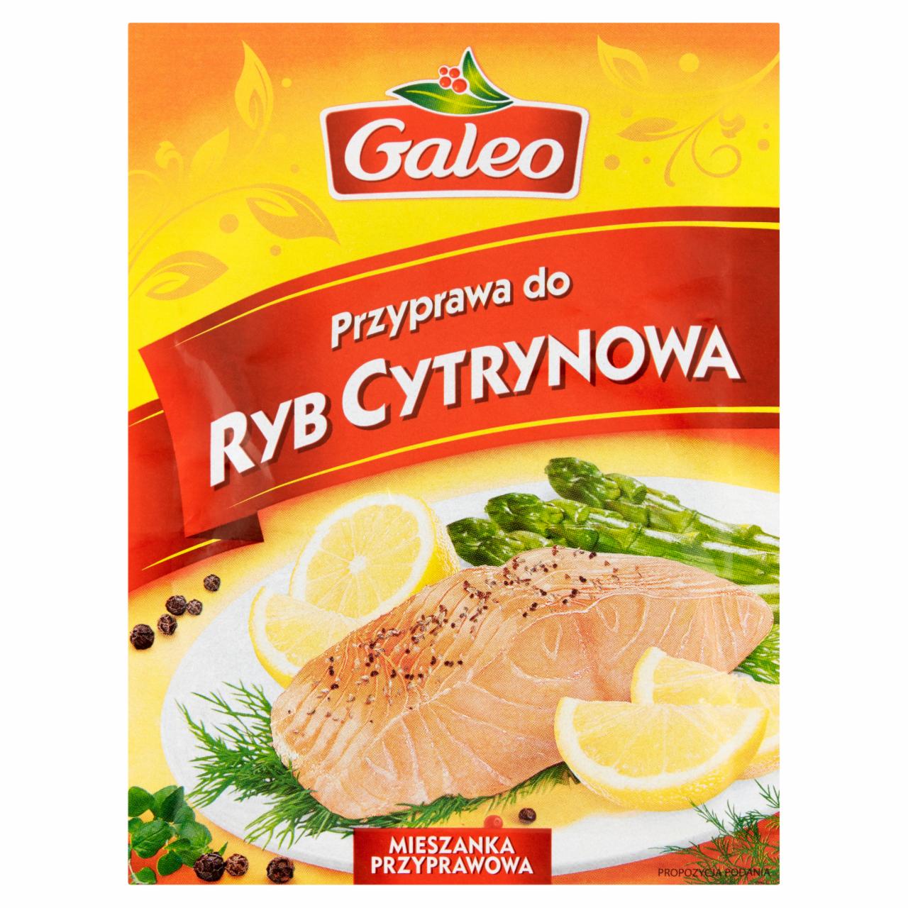 Zdjęcia - Galeo Przyprawa do ryb cytrynowa 16 g