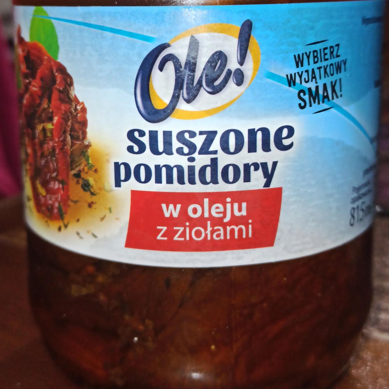 Zdjęcia - Suszone pomidory w oleju z ziołami Ole!