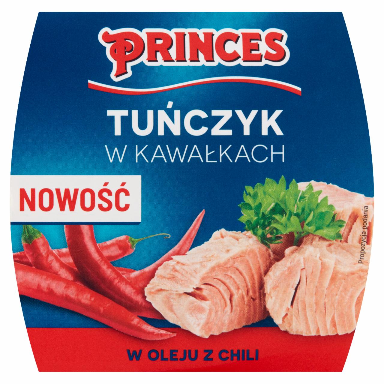 Zdjęcia - Princes Tuńczyk w kawałkach w oleju z chili 160 g