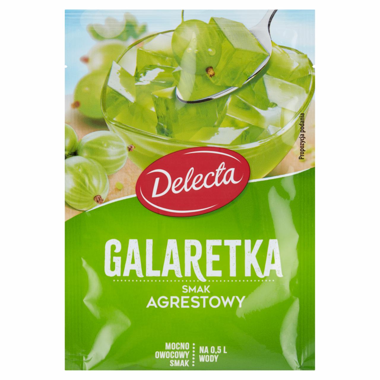 Zdjęcia - Delecta Galaretka smak agrestowy 70 g