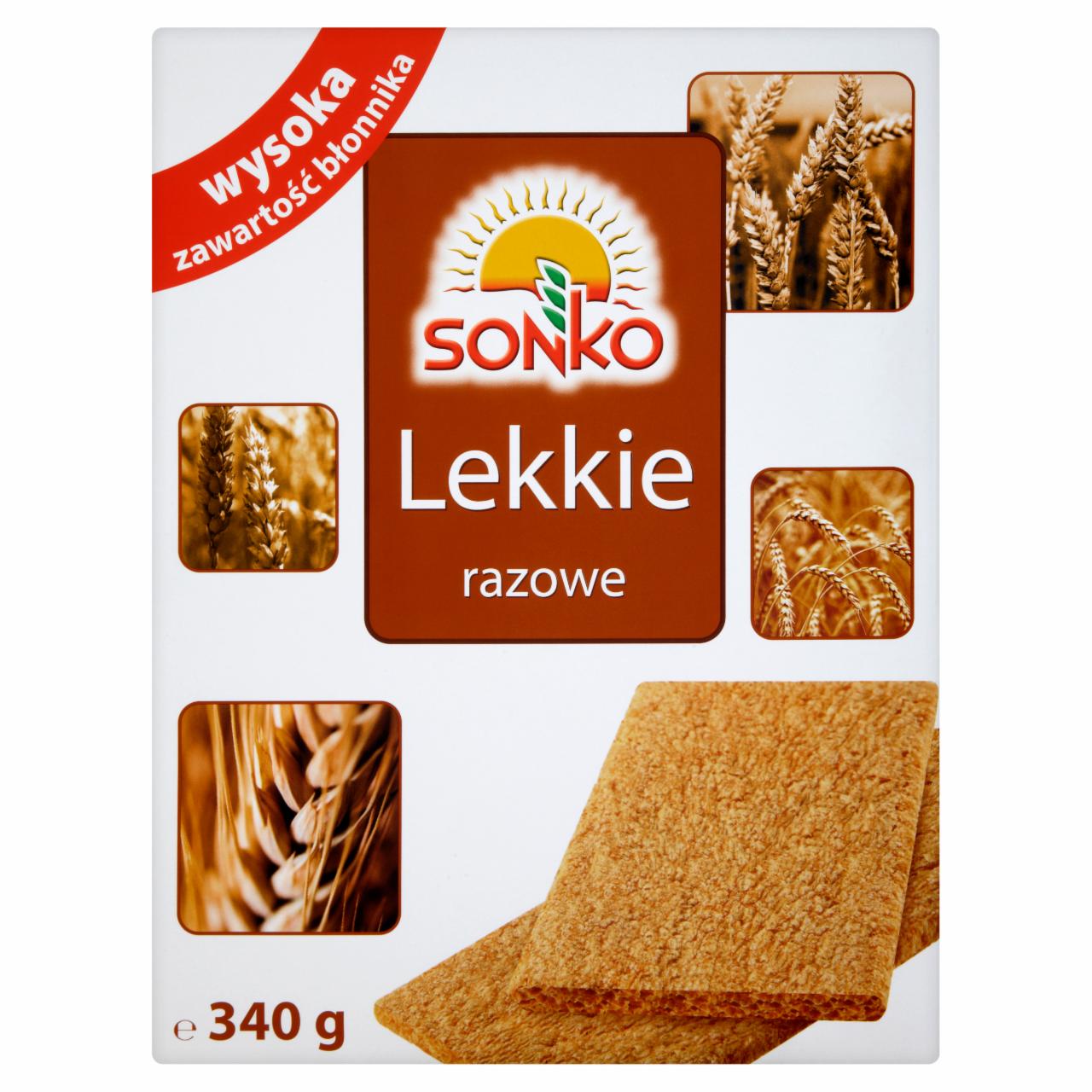 Zdjęcia - Sonko Pieczywo Lekkie razowe 340 g