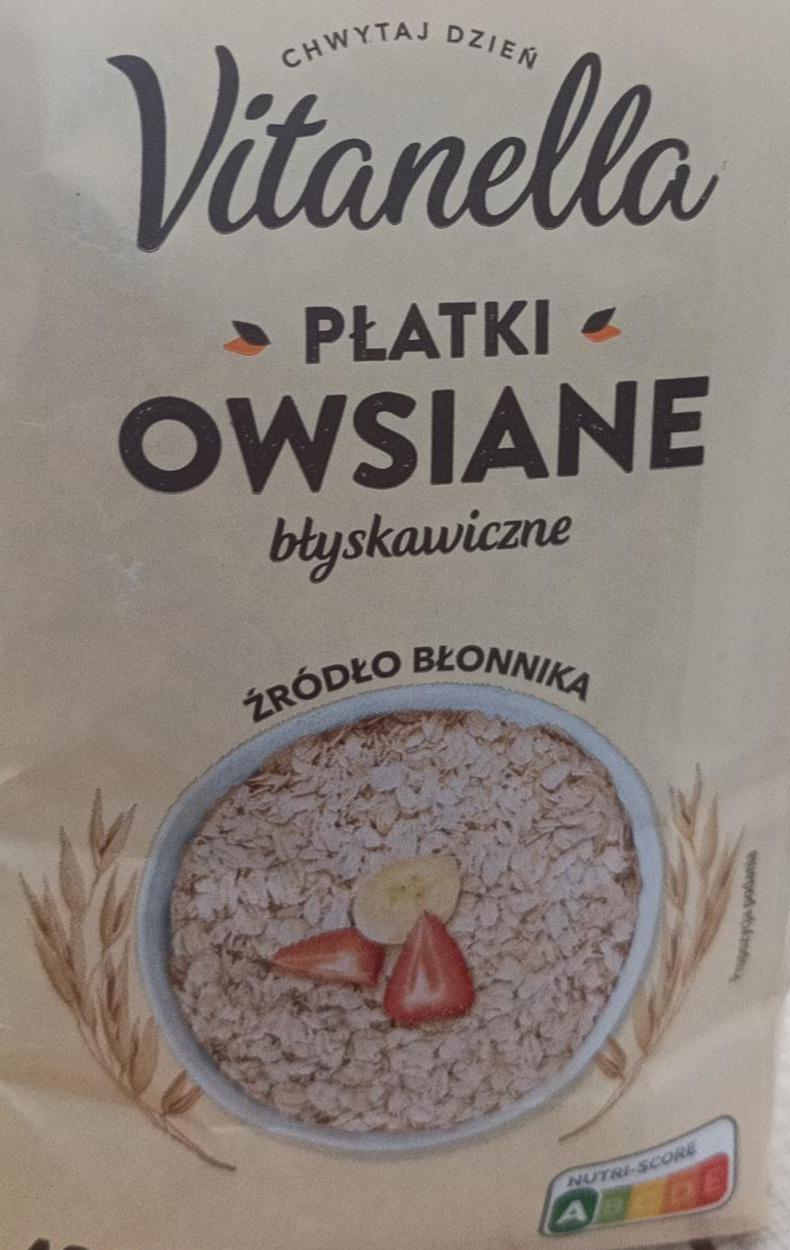 Zdjęcia - Płatki owsiane błyskawiczne Vitanella