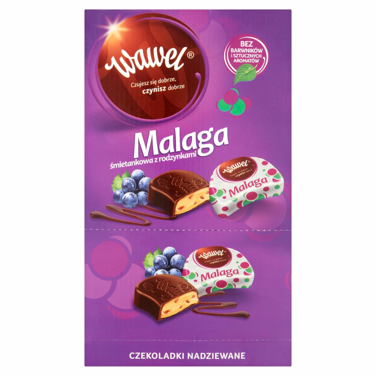 Zdjęcia - Wawel Malaga śmietankowa z rodzynkami Czekoladki nadziewane 2,5 kg