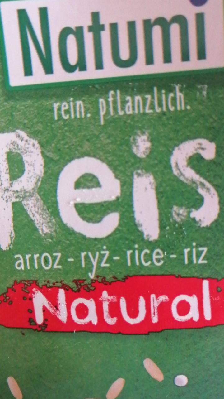 Zdjęcia - Napój ryżowy Reis Natural Natumi 