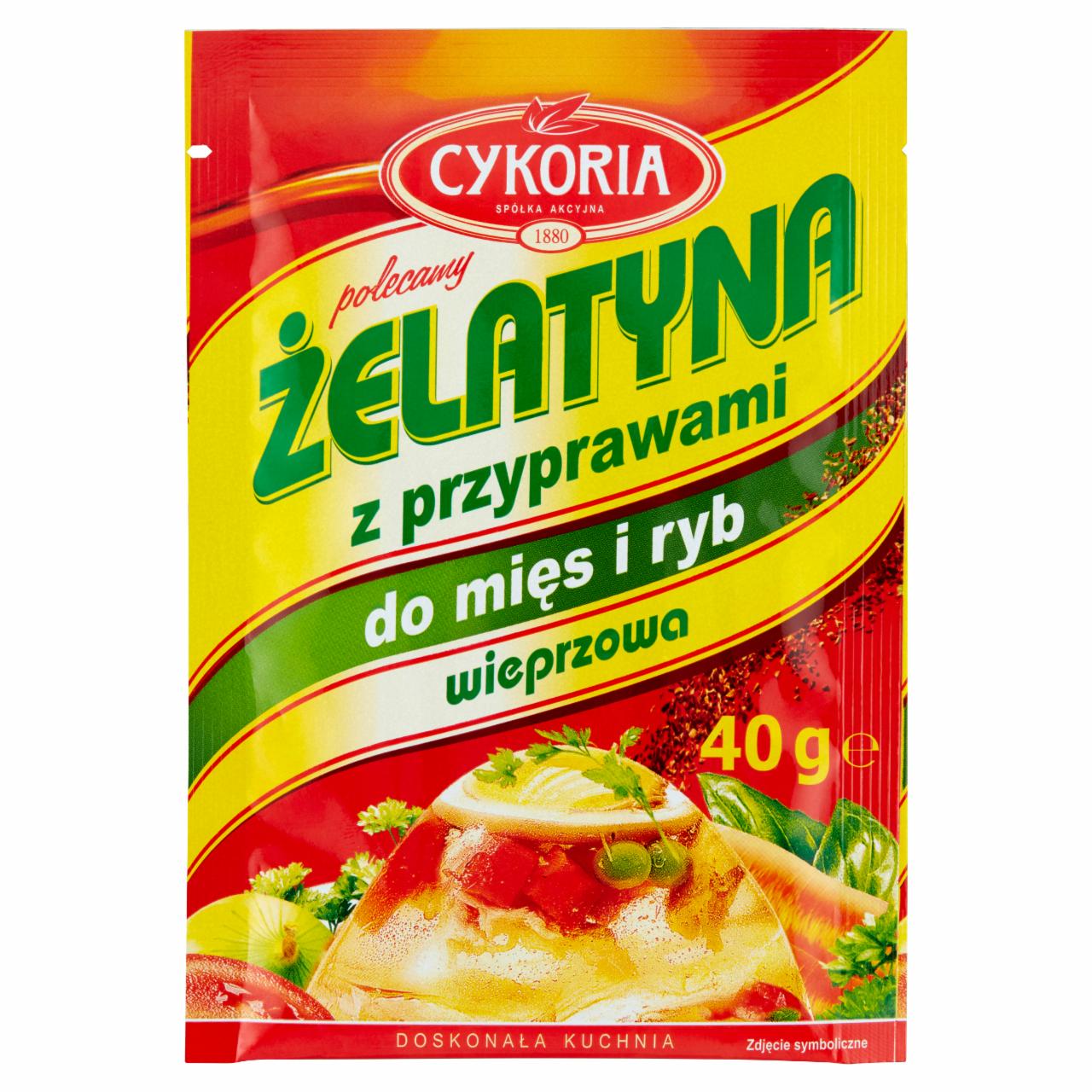 Zdjęcia - Cykoria Żelatyna z przyprawami do mięs i ryb wieprzowa 40 g