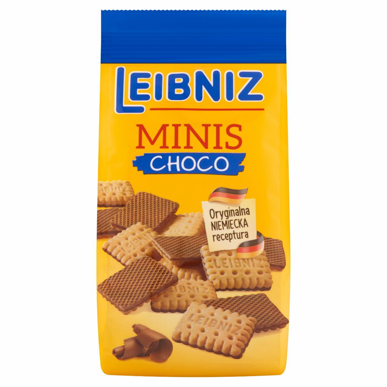 Zdjęcia - Leibniz Choco Minis Herbatniki w czekoladzie mlecznej 100 g
