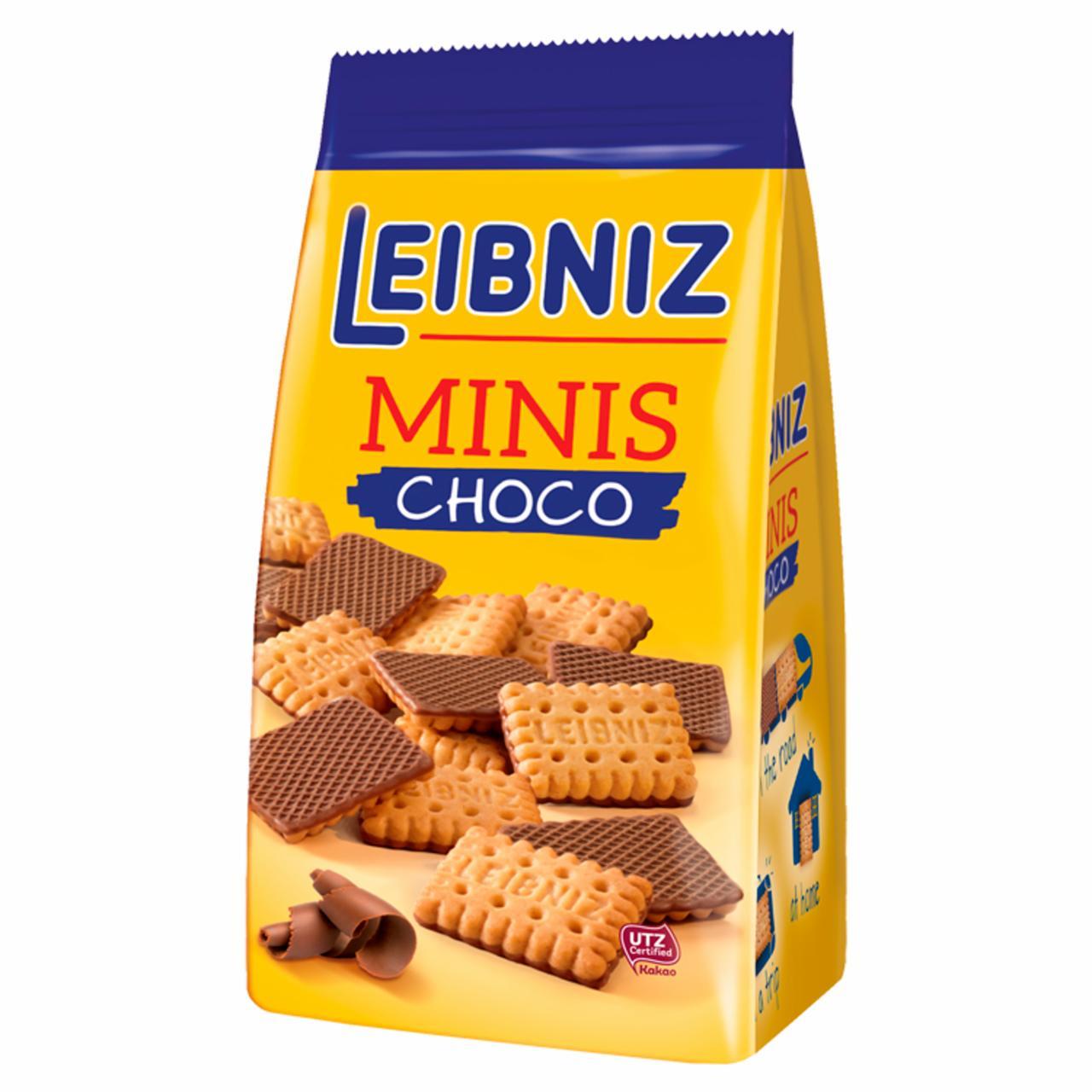 Zdjęcia - Leibniz Choco Minis Herbatniki w czekoladzie mlecznej 100 g